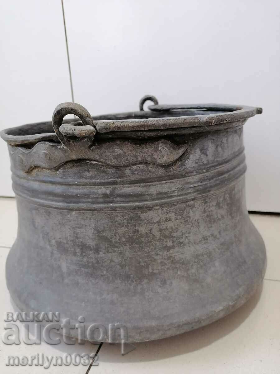 Livrarea Cazan de cupru cositorit, vas de cupru, recipient de cupru Livrarea Cazan de cupru cositorit, vas de cupru, recipient de cupru