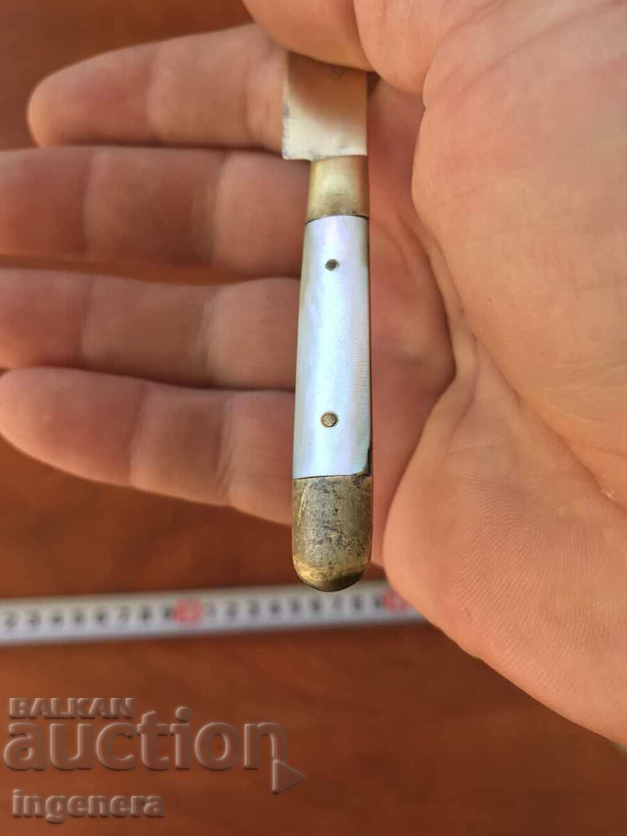 Auction KNIFE KNIFE BRONZE MOTHER OF PEARL MARK FOR LETTERS DAGGER Auction KNIFE KNIFE BRONZE MOTHER OF PEARL MARK FOR LETTERS DAGGER