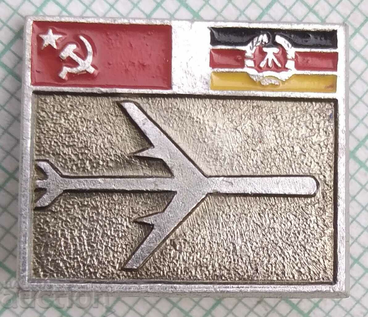 13479 Badge - USSR-GDR airline plane