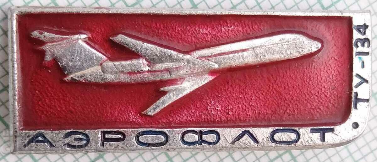 13484 Badge - αεροσκάφος Aeroflot USSR TU-134