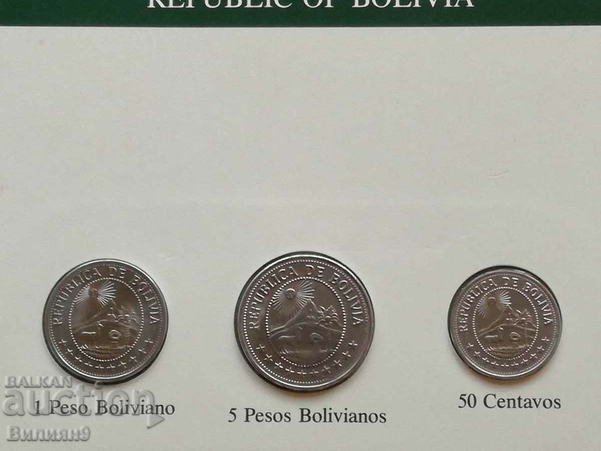 Сет Боливия 1978 Unc
