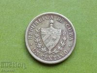 1 centavo 1943 Κούβα