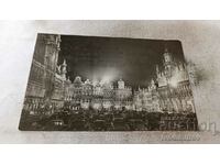 Carte poștală Bruxelles Grand'Place 1956