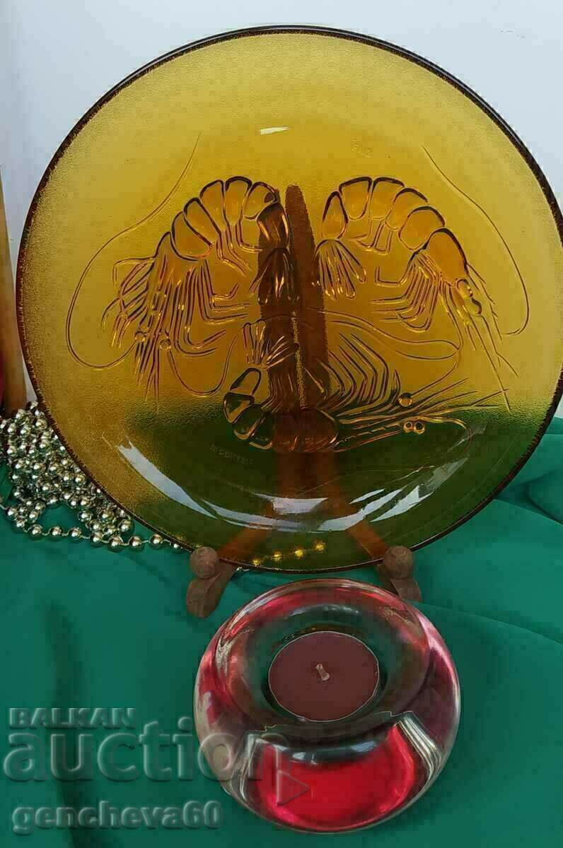 Delivery of Amber Glass 3D Lobster/Rare Find