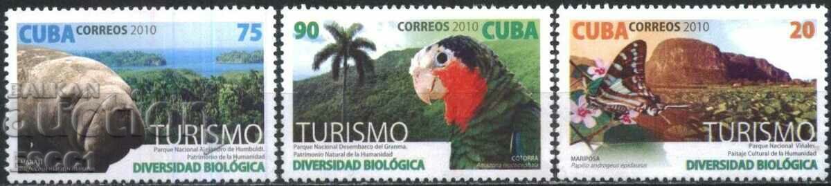 Pure Stamps Tourism Fauna 2010 from Cuba