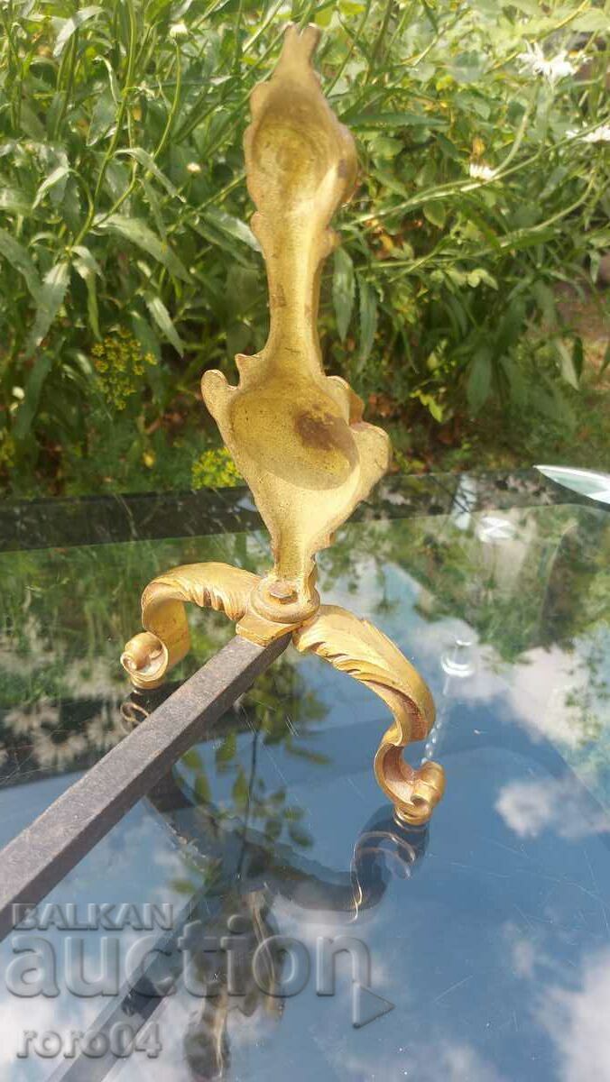 HORSE - FIREPLACE STAND - FRENCH BAROQUE - 5 HORSE - FIREPLACE STAND - FRENCH BAROQUE - 5