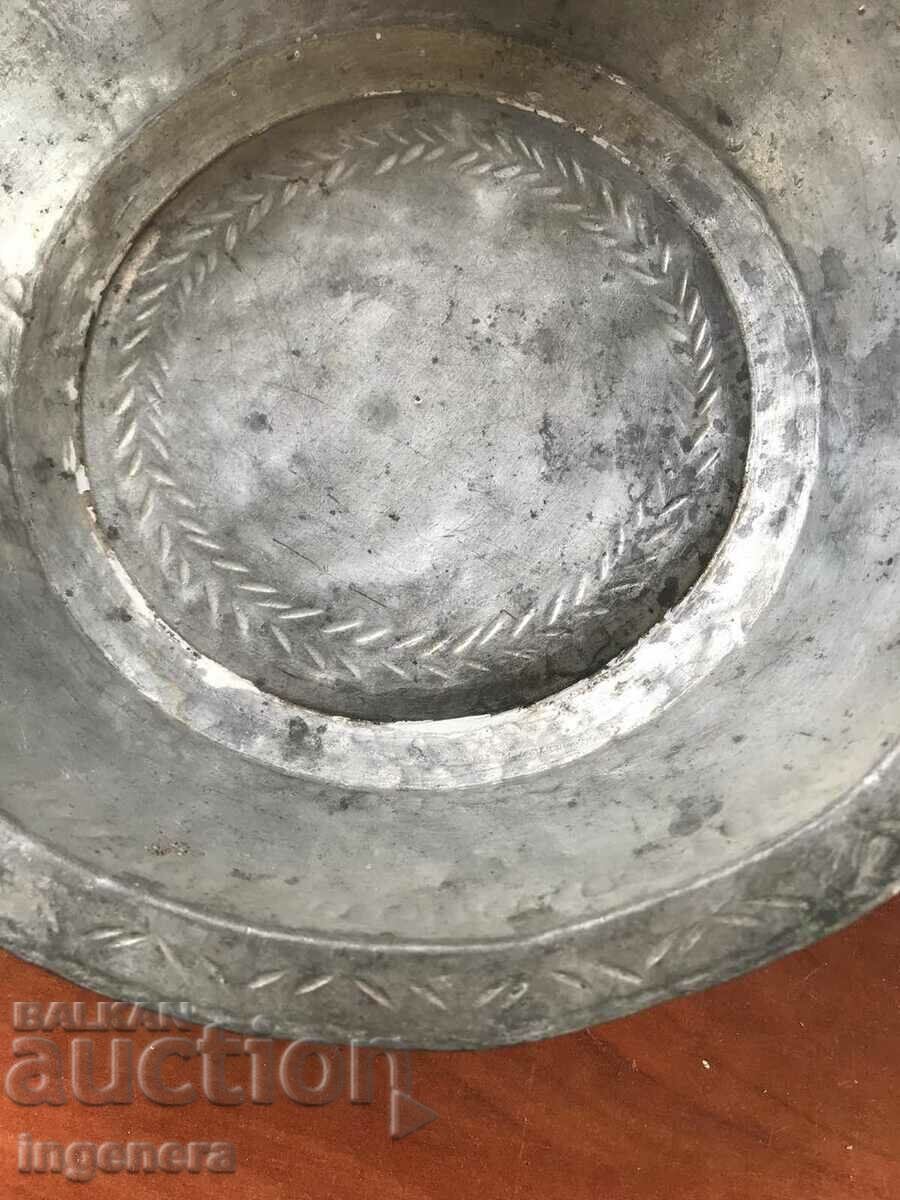 TAS DISH PANICA COPPER ANTIQUE DISH ORNAMENTS - 5 TAS DISH PANICA COPPER ANTIQUE DISH ORNAMENTS - 5