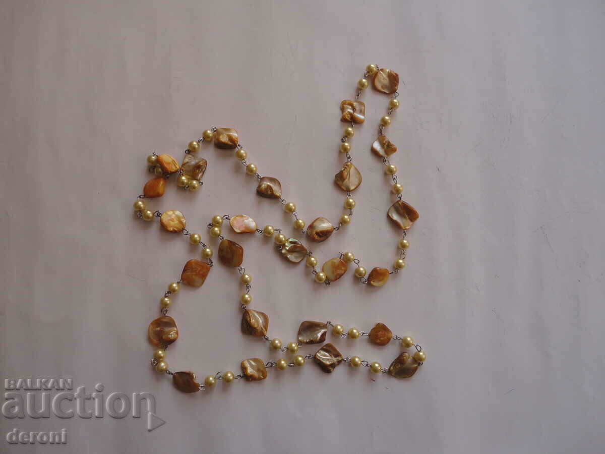 Amazing mother of pearl pearl necklace - 6 Amazing mother of pearl pearl necklace - 6