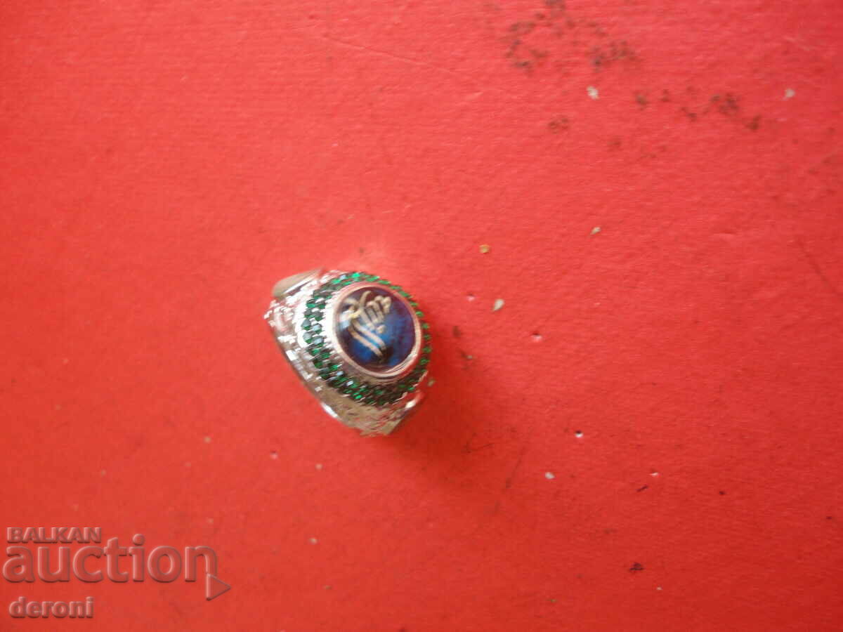 A great ring with enamel stones with price 10.00 BGN | € 5.11