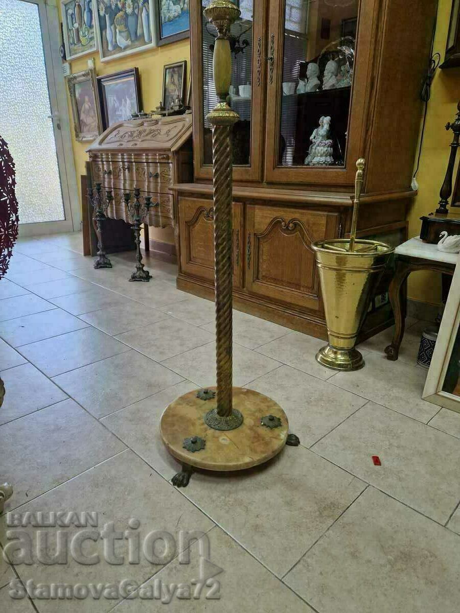 Auction Antique French bronze and marble coat hanger Auction Antique French bronze and marble coat hanger