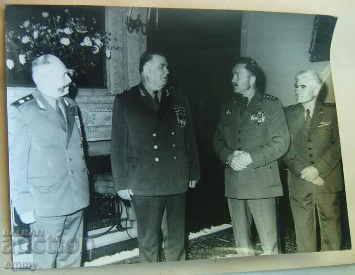 Photo Warsaw Pact - Dobri Dzhurov and Marshal Yakubovski