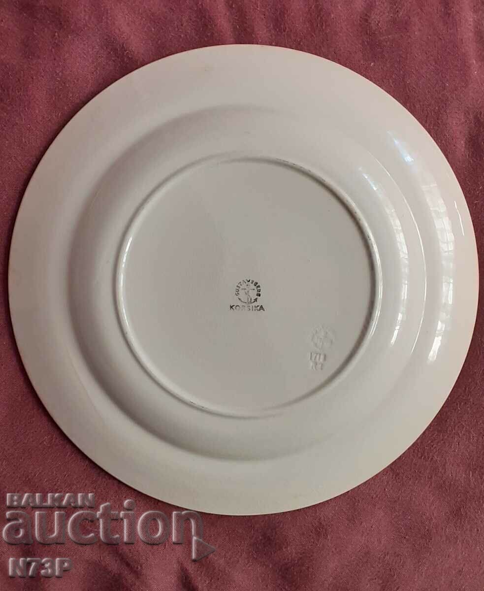 Delivery of OLD PORCELAIN PLATE. COLLECTION. ..GUSTAVSBERG... Delivery of OLD PORCELAIN PLATE. COLLECTION. ..GUSTAVSBERG...