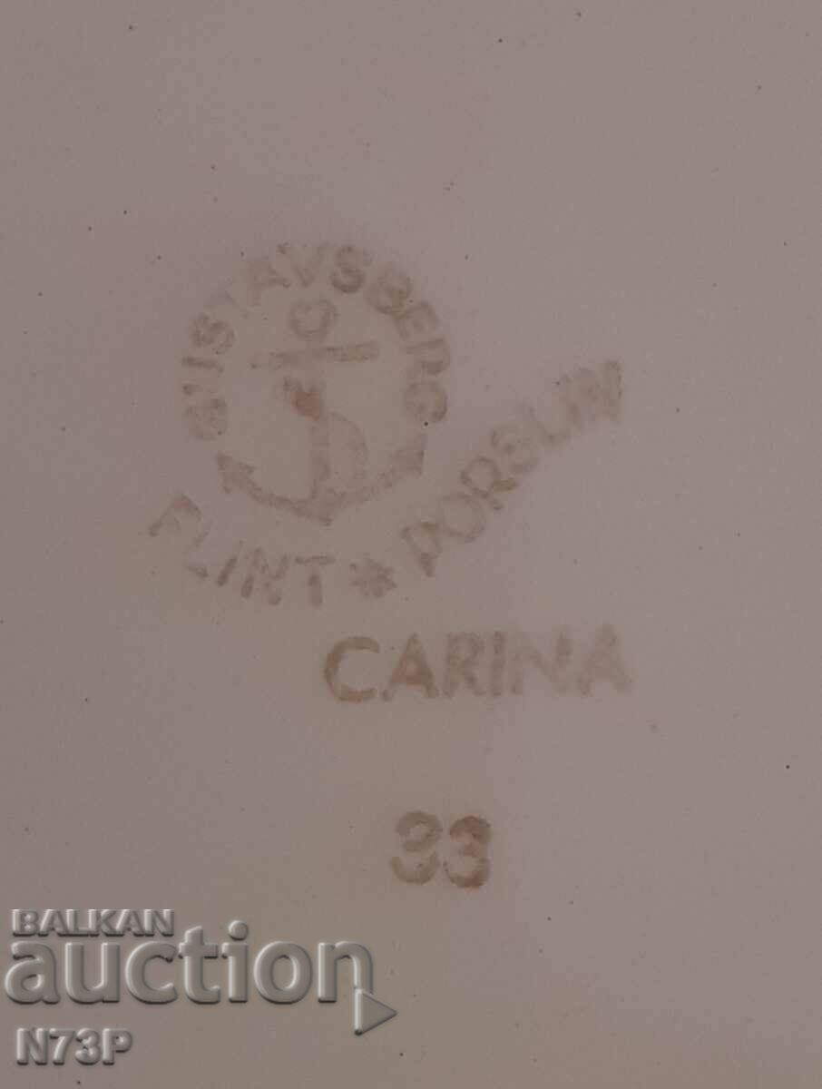 OLD PORCELAIN PLATE. COLLECTION. GUSTAVSBERG. SWEDEN. - 5 OLD PORCELAIN PLATE. COLLECTION. GUSTAVSBERG. SWEDEN. - 5