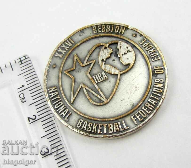 FIBA-FIBA-36th SESSION-SOFIA 1991-RARE PLAQUE with price 14.00 BGN | € 7.16 FIBA-FIBA-36th SESSION-SOFIA 1991-RARE PLAQUE with price 14.00 BGN | € 7.16