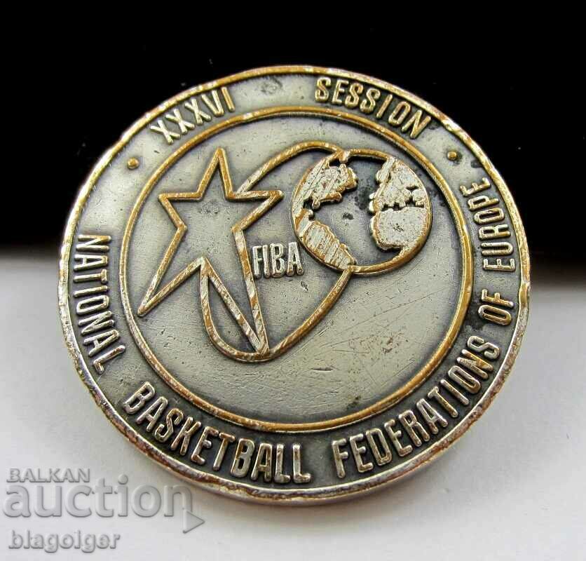 FIBA-FIBA-SESIUNEA 36-SOFIA 1991-PLUCCA RARA