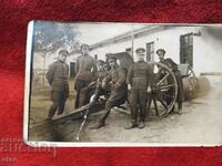 1924 ROYAL PHOTO - soldier, cannon