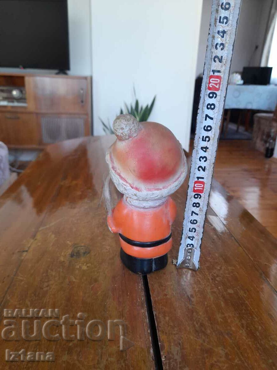 Auction  Old rubber toy, dwarf