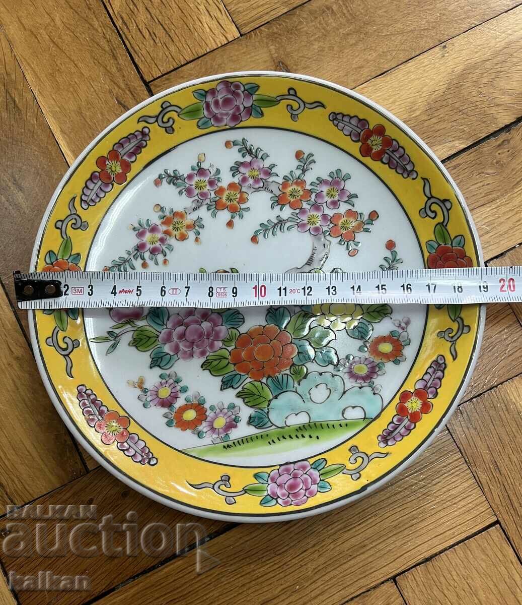 Hand painted Japanese plate with price 25.00 BGN | € 12.78 Hand painted Japanese plate with price 25.00 BGN | € 12.78