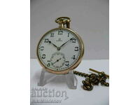 Swiss OMEGA OMEGA Gold plated pocket watch, Mechanical