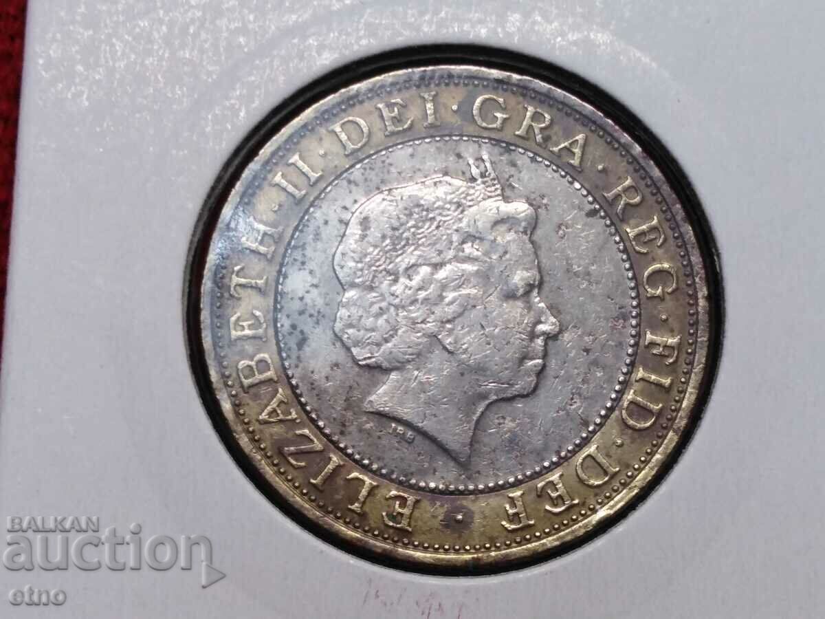 2 POUNDS 2001 GREAT BRITAIN, coin, coins with price 10.00 BGN | € 5.11 2 POUNDS 2001 GREAT BRITAIN, coin, coins with price 10.00 BGN | € 5.11