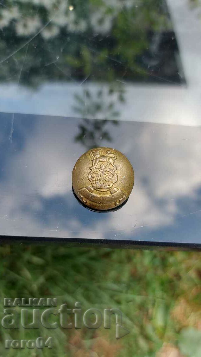 OFFICER'S BUTTON - LION - CROWN