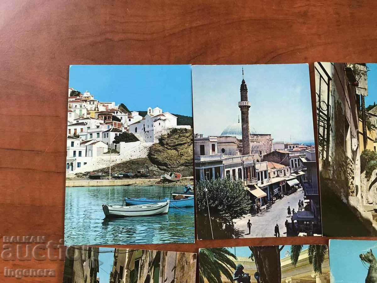 CARD POSTAL CARDS GREECE-7 NOS. with price 3.50 BGN | € 1.79