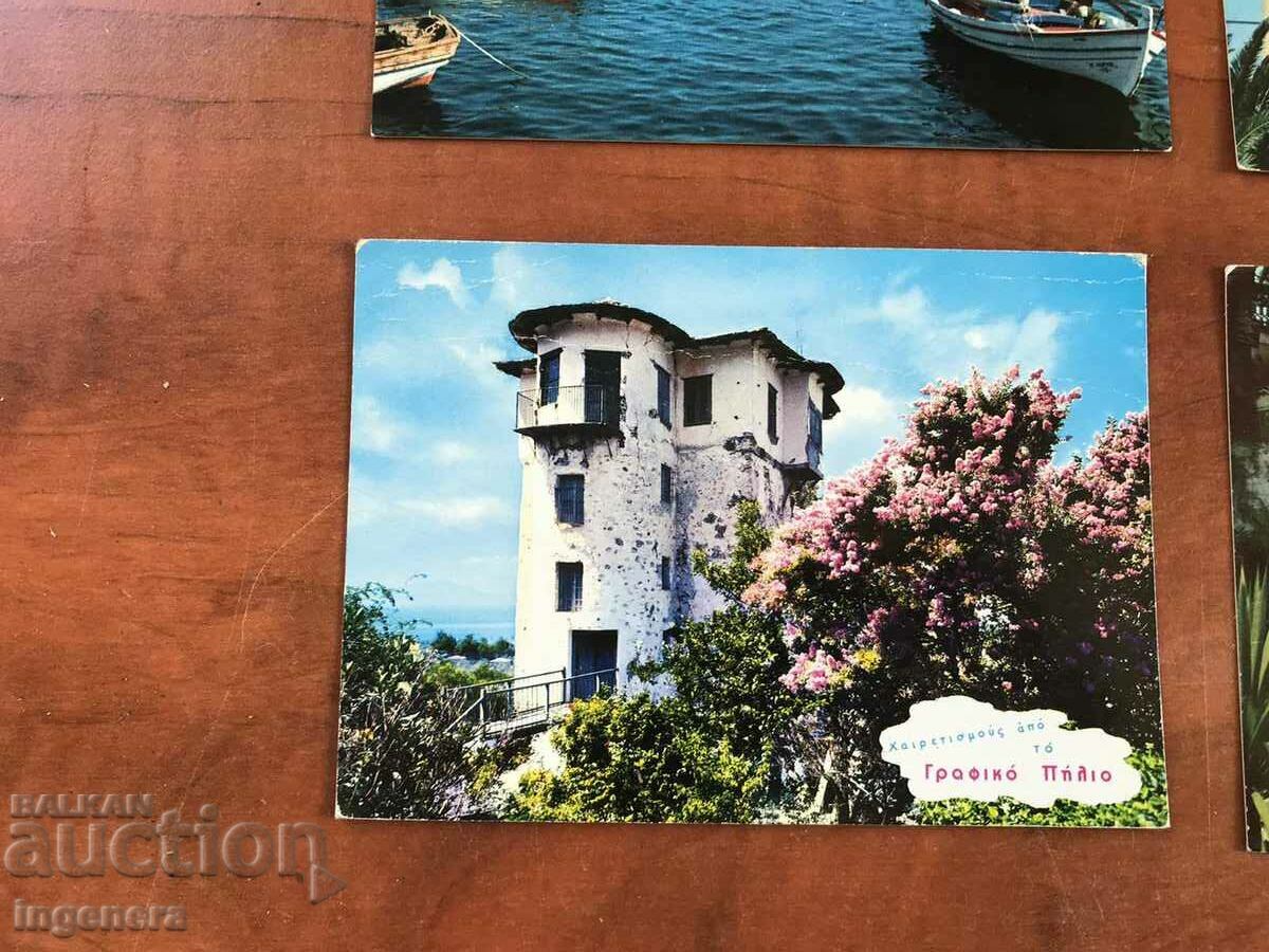 CARD POSTAL CARDS GREECE-6 NOS. - 5 CARD POSTAL CARDS GREECE-6 NOS. - 5