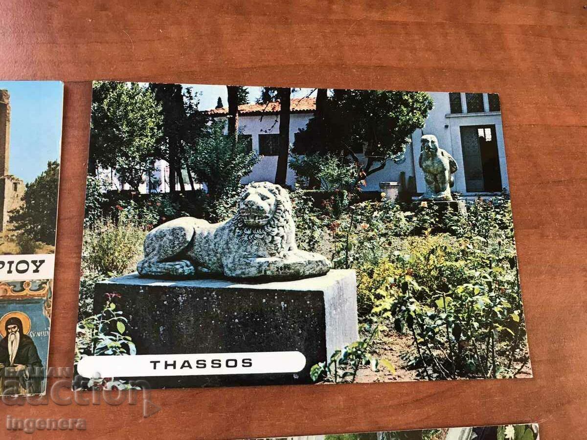 CARD POSTAL CARDS GREECE-6 NOS. - 6 CARD POSTAL CARDS GREECE-6 NOS. - 6