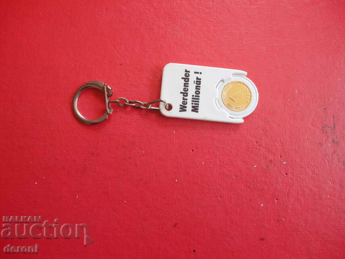 Delivery of Great key ring with gold plated coin Delivery of Great key ring with gold plated coin