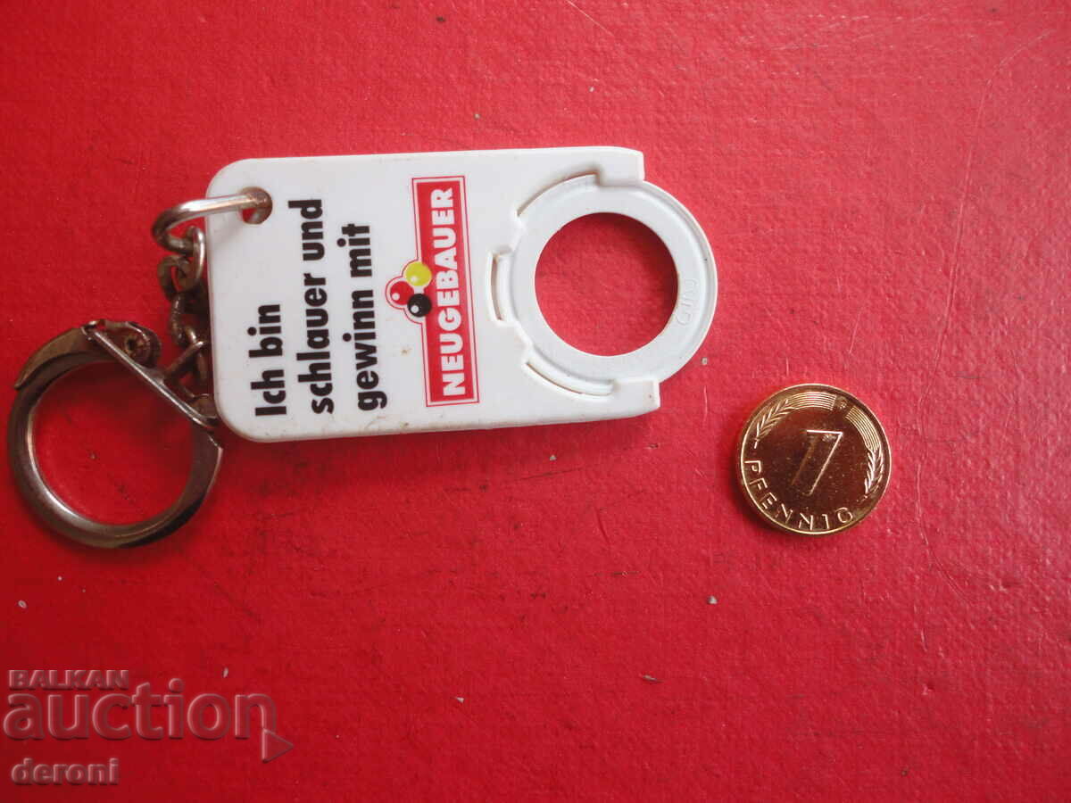 Great key ring with gold plated coin - 7 Great key ring with gold plated coin - 7