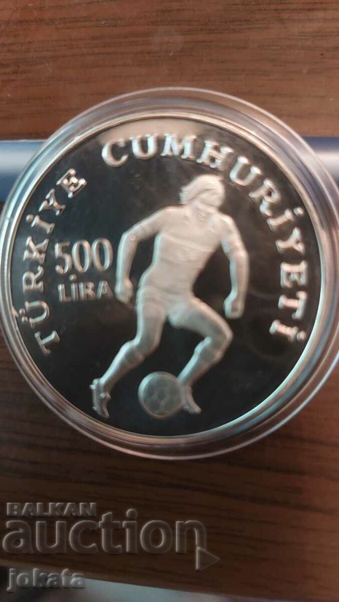 500 liras de argint