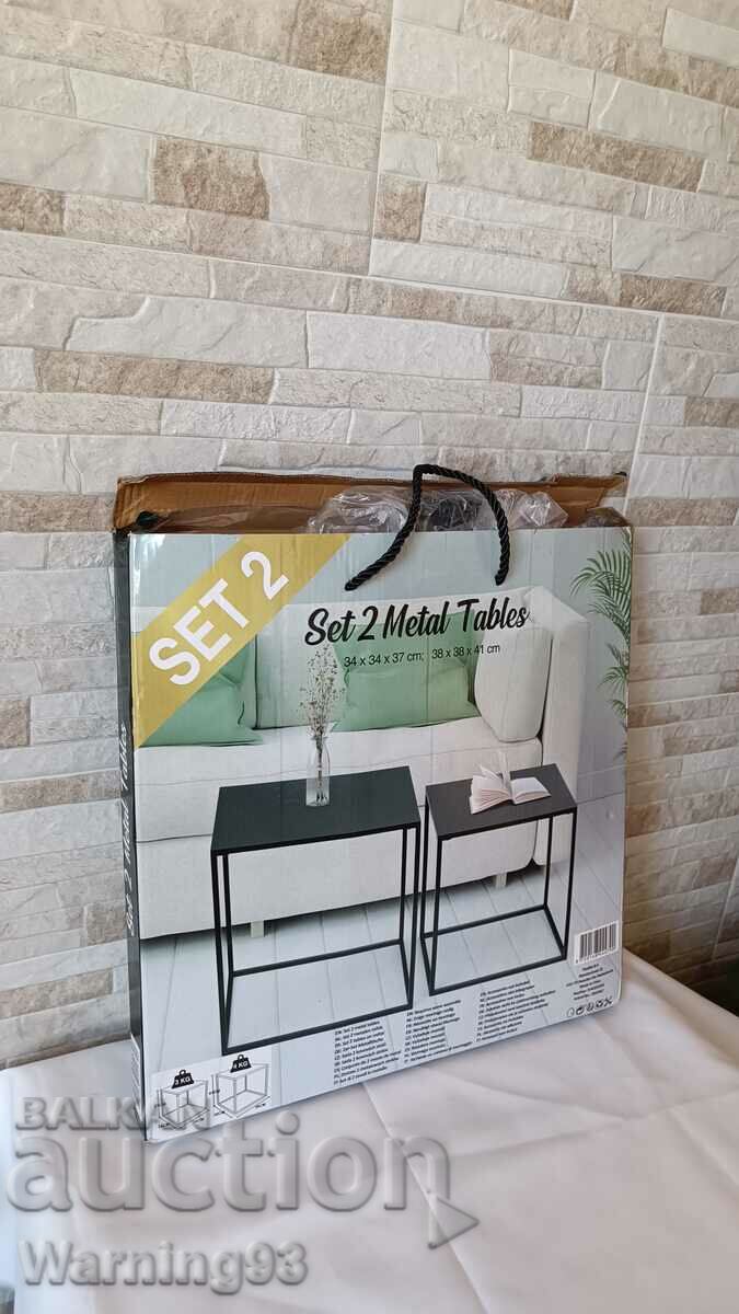Δημοπρασία Σετ μεταλλικά τραπέζια - Σκανδιναβικό στυλ - Ολοκαίνουργιο Δημοπρασία Σετ μεταλλικά τραπέζια - Σκανδιναβικό στυλ - Ολοκαίνουργιο