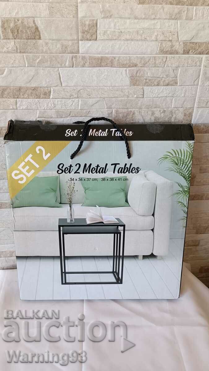 Παράδοση Σετ μεταλλικά τραπέζια - Σκανδιναβικό στυλ - Ολοκαίνουργιο Παράδοση Σετ μεταλλικά τραπέζια - Σκανδιναβικό στυλ - Ολοκαίνουργιο