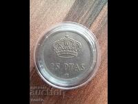 Spain 25 pesetas 1975