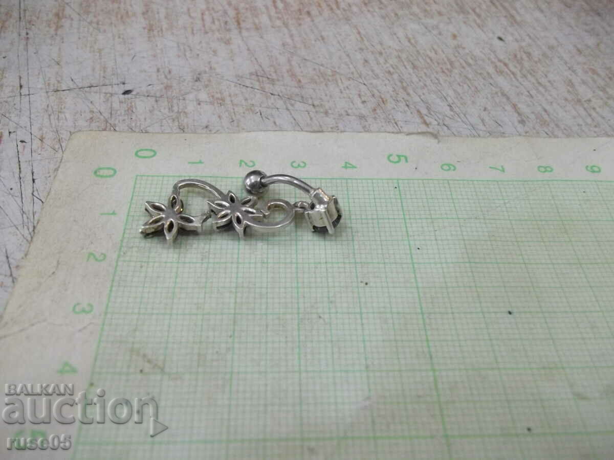 Silver piercing - 3.58 g. - 6 Silver piercing - 3.58 g. - 6