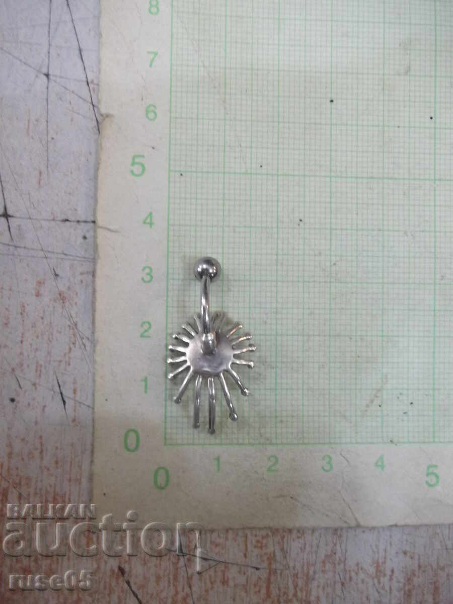 Пиърсинг сребърен - 2,54 гр. - 5 Пиърсинг сребърен - 2,54 гр. - 5