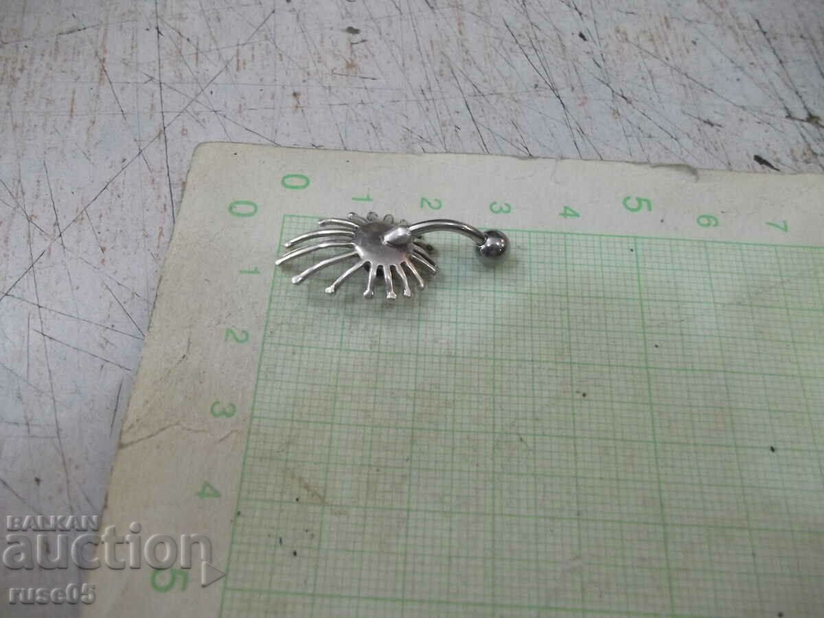 Пиърсинг сребърен - 2,54 гр. - 6 Пиърсинг сребърен - 2,54 гр. - 6