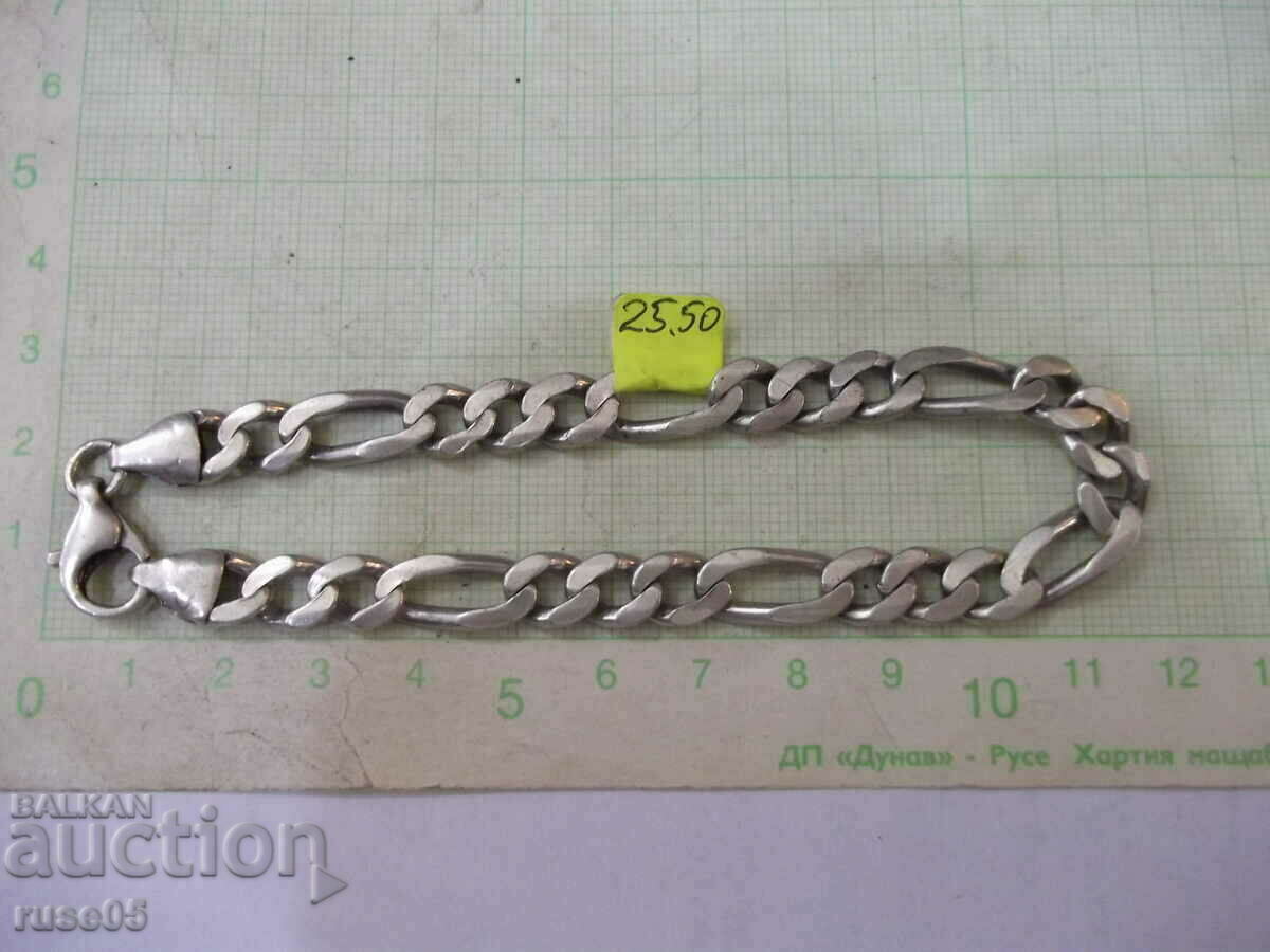 Licitație Lanț de argint - 25,5 g. Licitație Lanț de argint - 25,5 g.