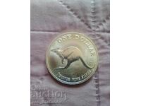 $1 1998 Australia Kangaroo 1 oz Silver