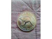 $1 1998 Australia Kangaroo Silver