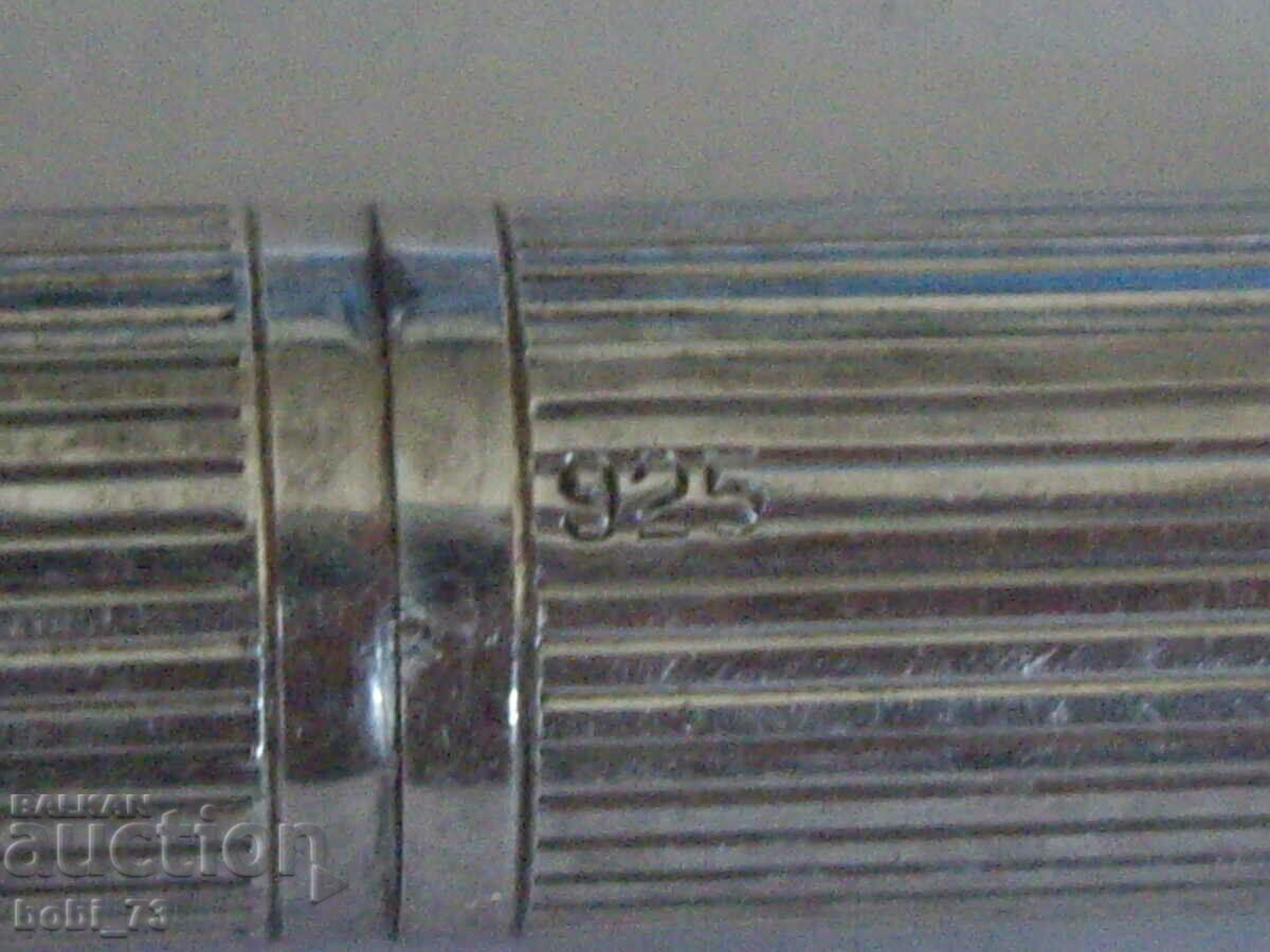 An old silver pen. - 5