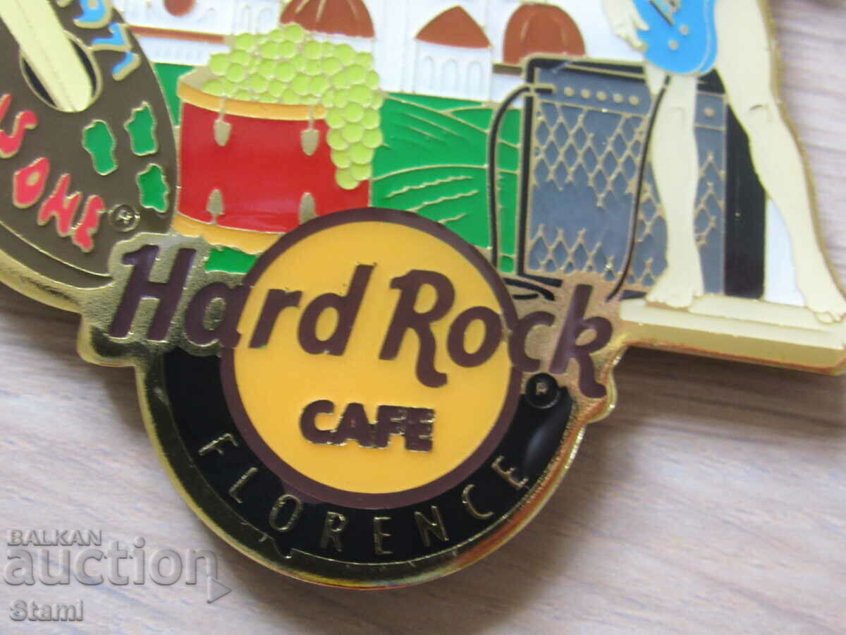 Auction Original metal magnet Hard Rock Cafe Florence, Italy Auction Original metal magnet Hard Rock Cafe Florence, Italy