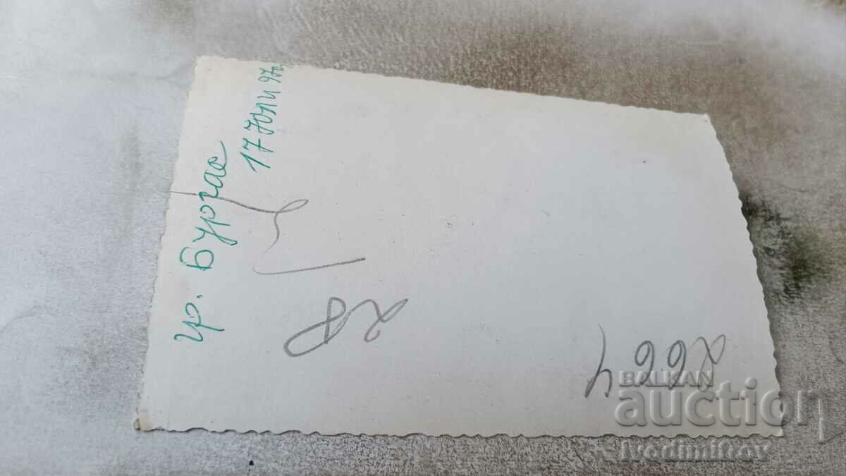 Photo Burgas Man and boy on the beach 1970 with price 1.45 BGN | € 0.74 Photo Burgas Man and boy on the beach 1970 with price 1.45 BGN | € 0.74