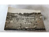 Postcard Varna Mixed Beach 1931