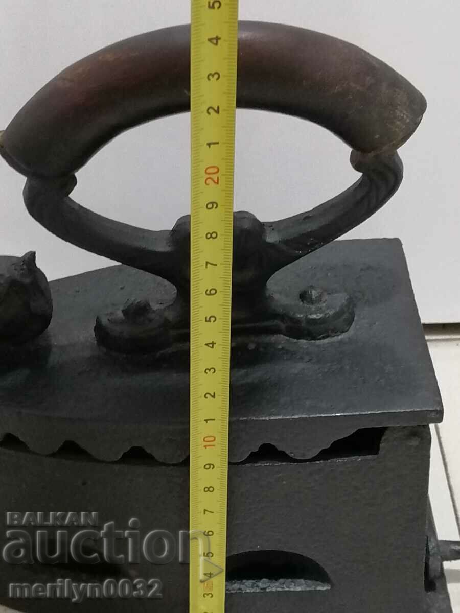 An old iron on fire - 5 An old iron on fire - 5