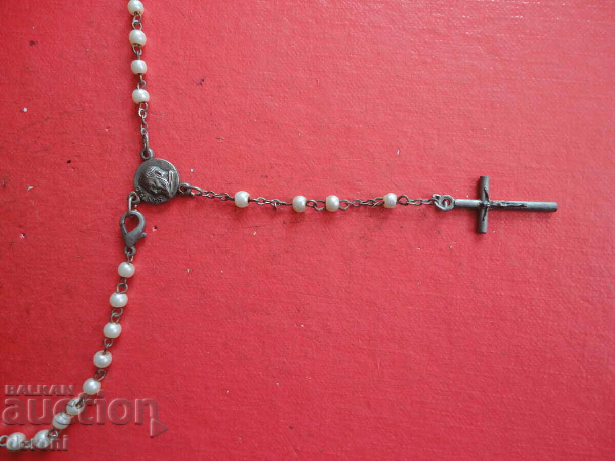 Аукцион Старинно колие броеница с перли Аукцион Старинно колие броеница с перли