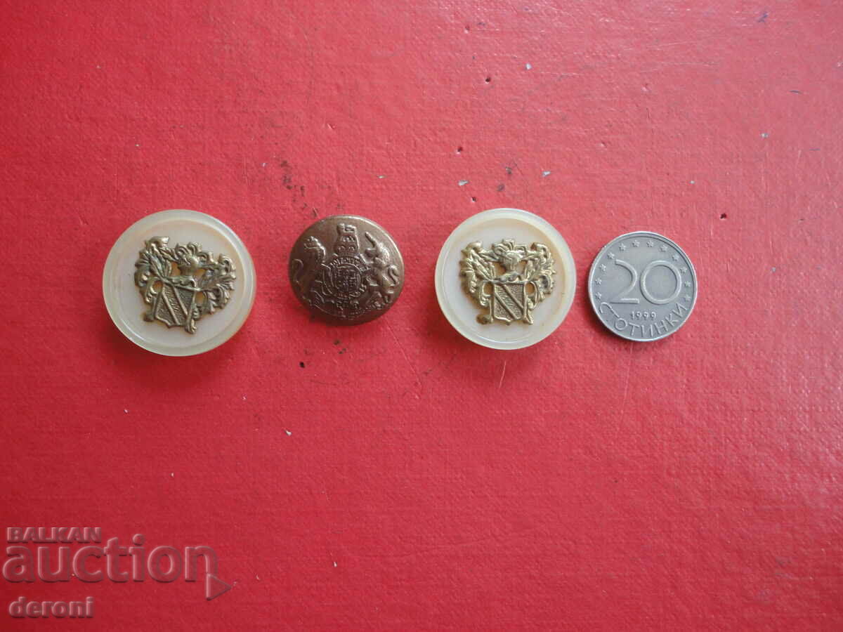 Vintage army buttons