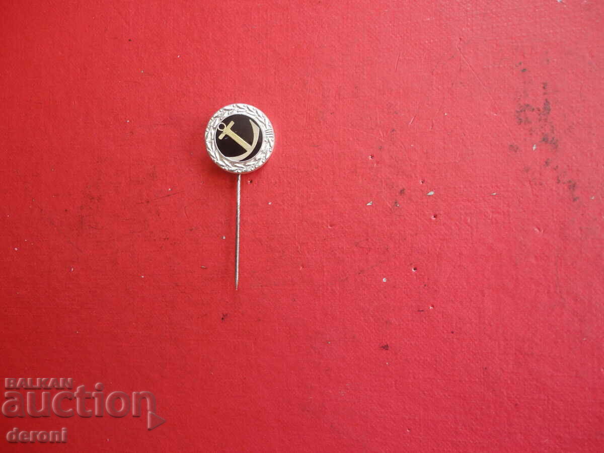 Silver sailor badge anchor 925 - 6 Silver sailor badge anchor 925 - 6