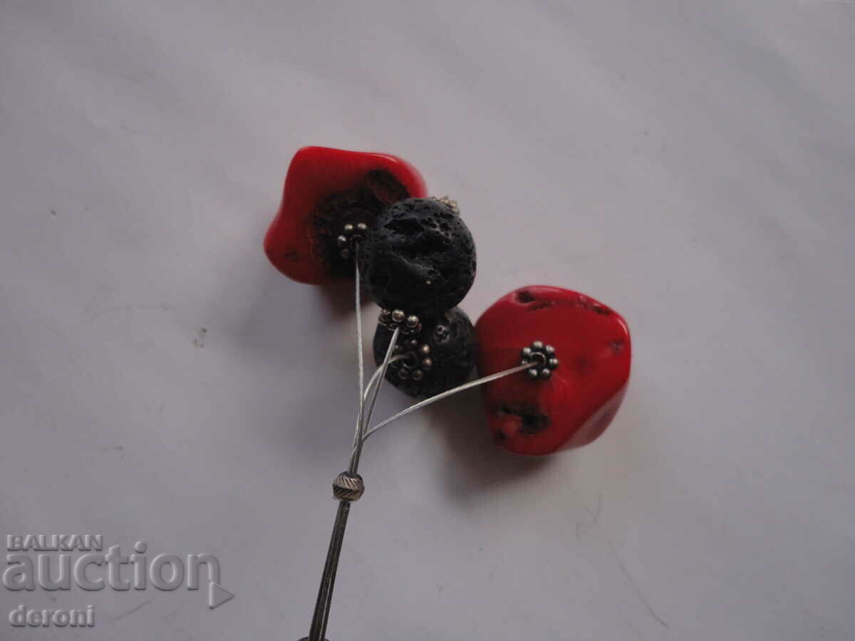 Δημοπρασία Κολιέ από επώνυμα ασημί κοραλί Δημοπρασία Κολιέ από επώνυμα ασημί κοραλί