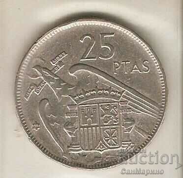 +Spania 25 pesetas 1957 (1959)